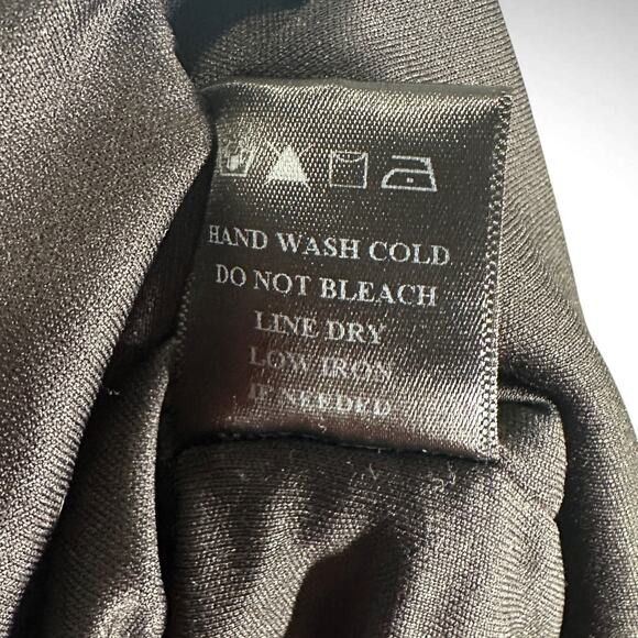 Dress Forum Size M Ruched Floral Bodycon Drop Waist Mini Dress Dark Fairy Grunge - Picture 8 of 9